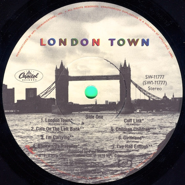 Wings  - London Town (Vinyl, VG+) (Vinyl LP)
