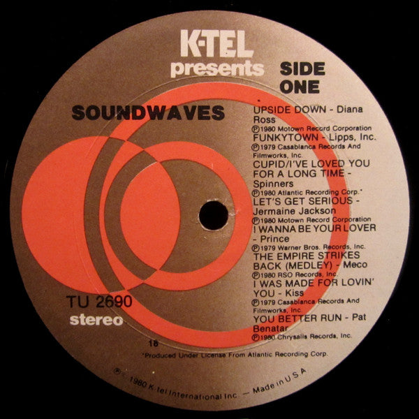 Various - Soundwaves (Today's Top Hits And Stars) (Vinyl, VG) (Vinyl LP)