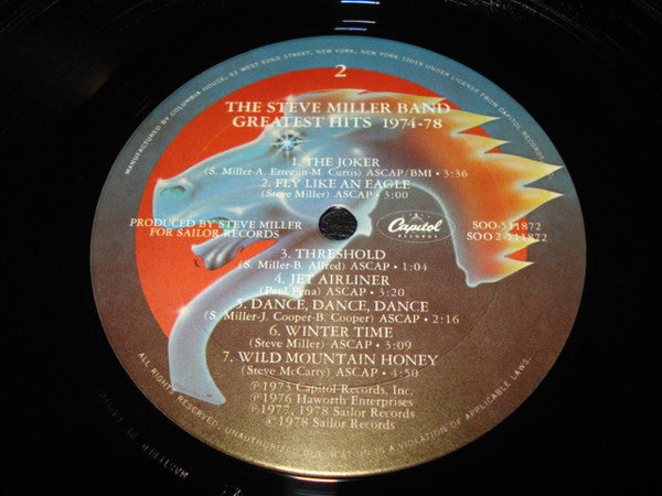 Miller, Steve Band - Greatest Hits 1974-78 (Vinyl, VG+) (Vinyl LP)