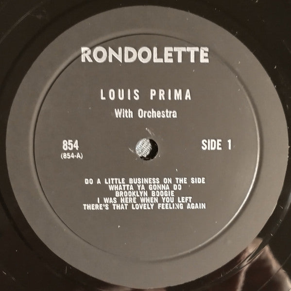 Prima, Louis - Louis Prima With Orchestra (Vinyl, VG) (Vinyl LP)
