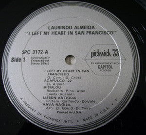 Almeida, Laurindo - I Left My Heart In San Francisco (VG+) (Vinyl LP)