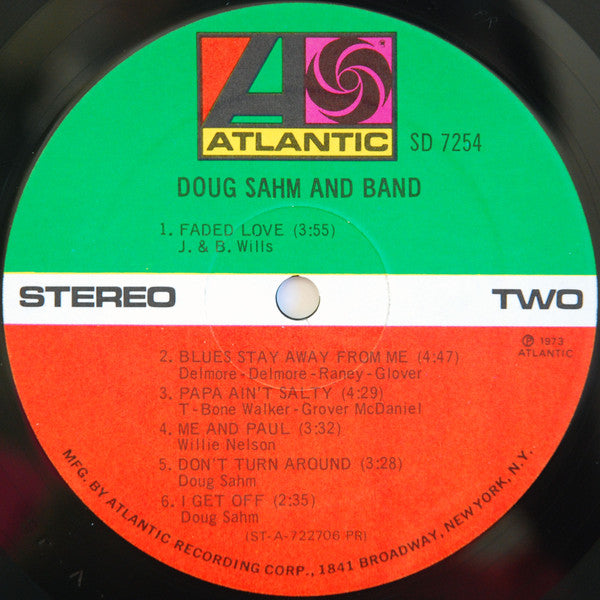 Sahm, Doug And Band - Doug Sahm And Band (Vinyl, M) (Vinyl LP)