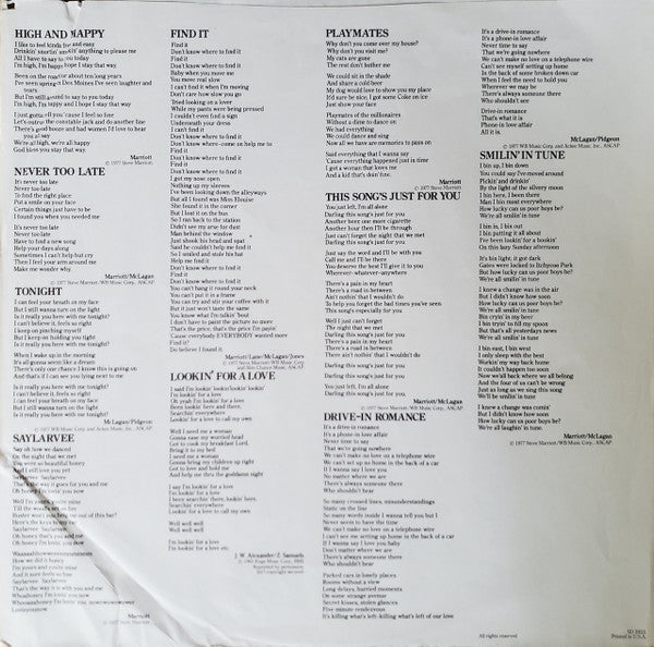 Small Faces - Playmates (Vinyl, VG+) (Vinyl LP)