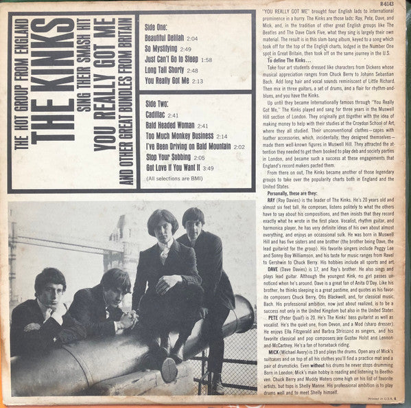 Kinks - You Really Got Me (VG) (Vinyl LP)