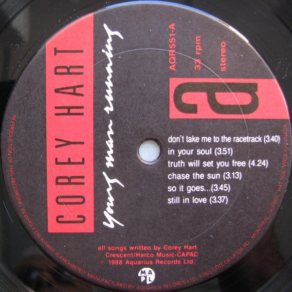 Hart, Corey - Young Man Running (M) (Vinyl LP)