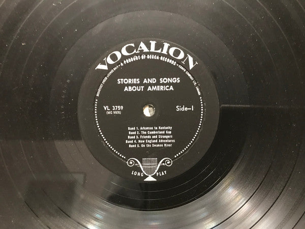 Hamilton, Frank - Stories And Songs About America (Vinyl, VG+) (Vinyl LP)