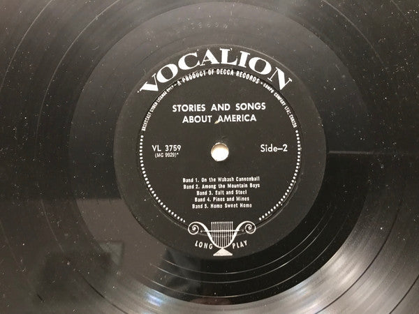 Hamilton, Frank - Stories And Songs About America (Vinyl, VG+) (Vinyl LP)