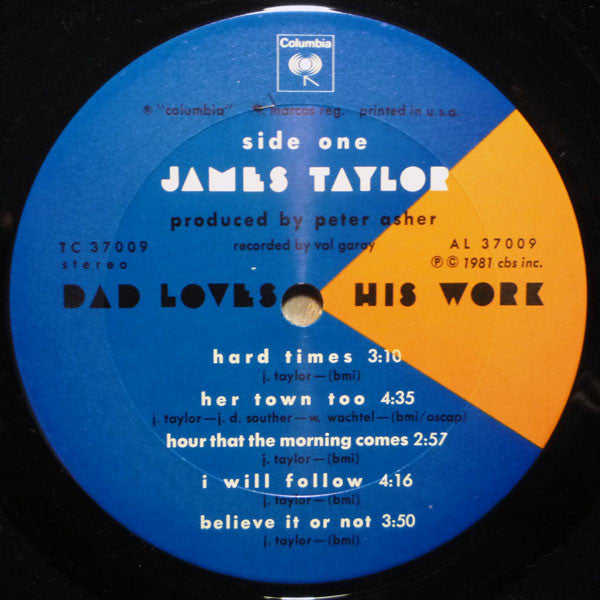 James Taylor, James  - Dad Loves His Work (Vinyl, VG+) (Vinyl LP)