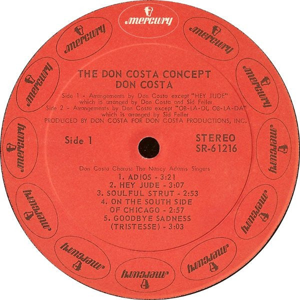 Costa, Don - The Don Costa Concept (VG+) (Vinyl LP)