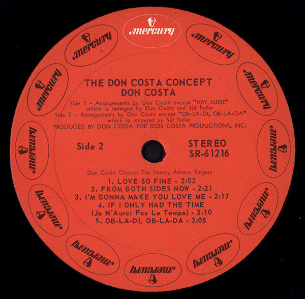 Costa, Don - The Don Costa Concept (VG+) (Vinyl LP)