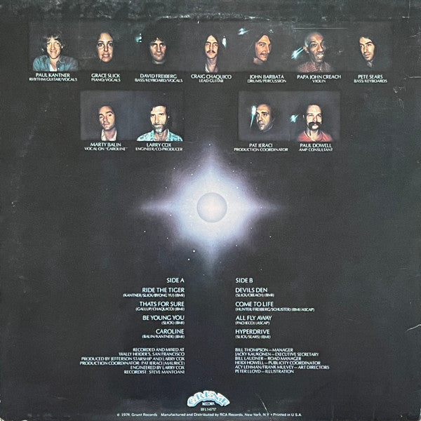 Jefferson Starship - Dragon Fly (Vinyl, VG+) (Vinyl LP)