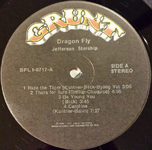 Jefferson Starship - Dragon Fly (Vinyl, VG) (Vinyl LP)