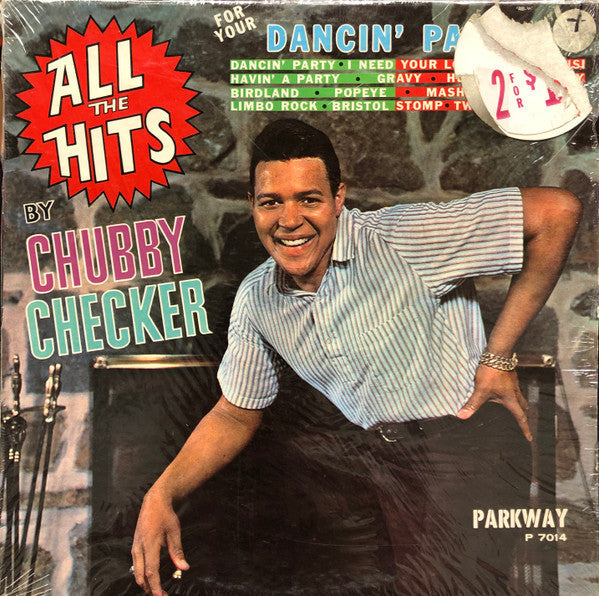 Checker, Chubby - All The Hits (For Your Dancin' Party) By Chubby Checker (Vinyl, VG+) (Vinyl LP)