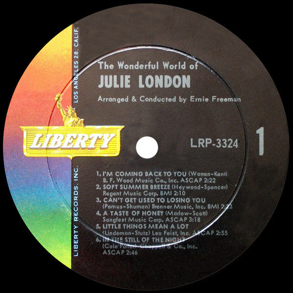 London, Julie - The Wonderful World Of Julie London (VG+) (Vinyl LP)