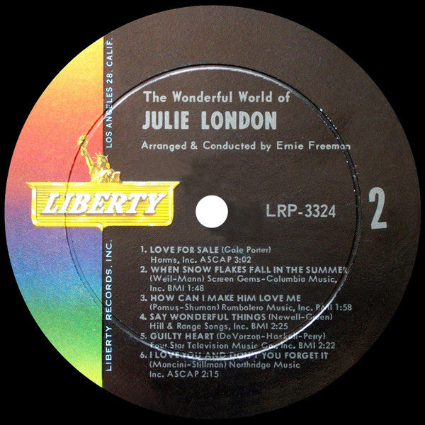 London, Julie - The Wonderful World Of Julie London (VG+) (Vinyl LP)
