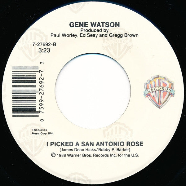 Watson, Gene - Don't Waste It On The Blues (45, VG+) (Vinyl LP)