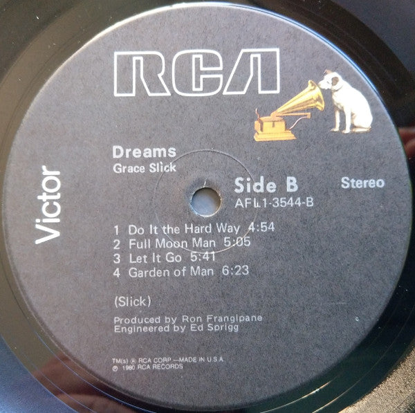 Slick, Grace - Dreams (VG+) (Vinyl LP)