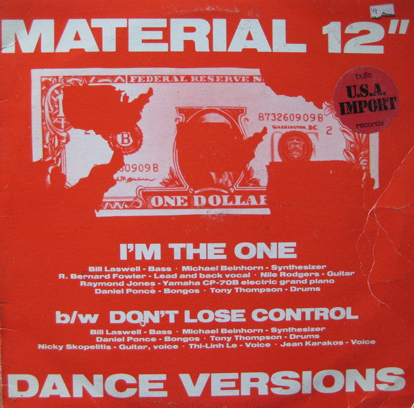 Material - I'm The One (VG) (Vinyl LP)
