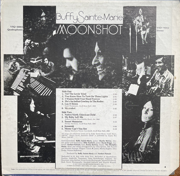 Sainte-Marie, Buffy - Moonshot (VG+) (Vinyl LP)