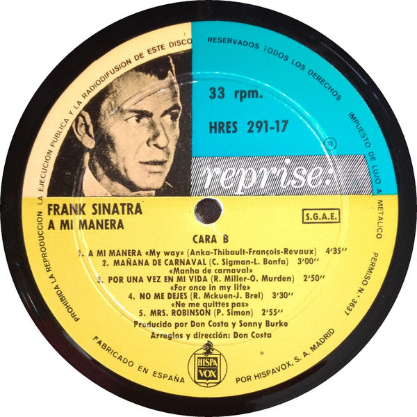 Sinatra, Frank - A Mi Manera (Vinyl, VG+) (Vinyl LP)