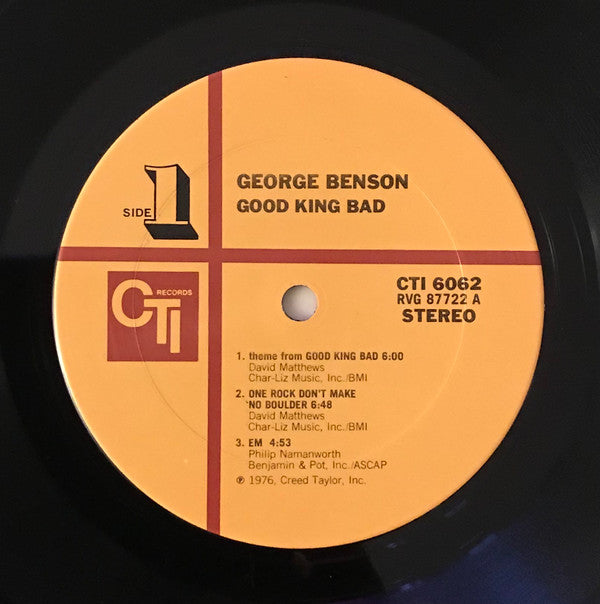 Benson, George - Good King Bad (VG+) (Vinyl LP)