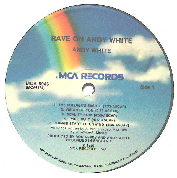 White, Andy  - Rave On Andy White (NM or M-) (Vinyl LP)