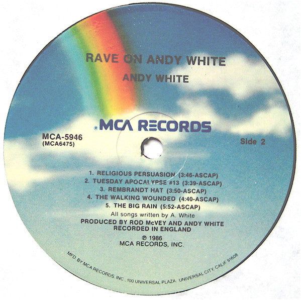 White, Andy  - Rave On Andy White (NM or M-) (Vinyl LP)