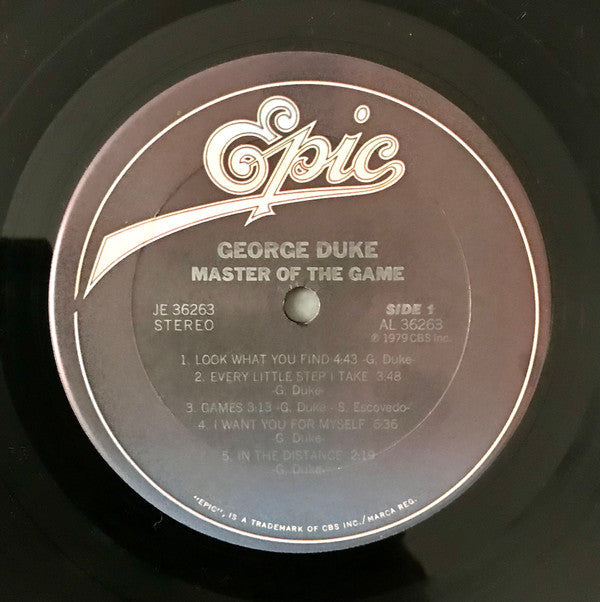 Duke, George - Master Of The Game (VG) (Vinyl LP)