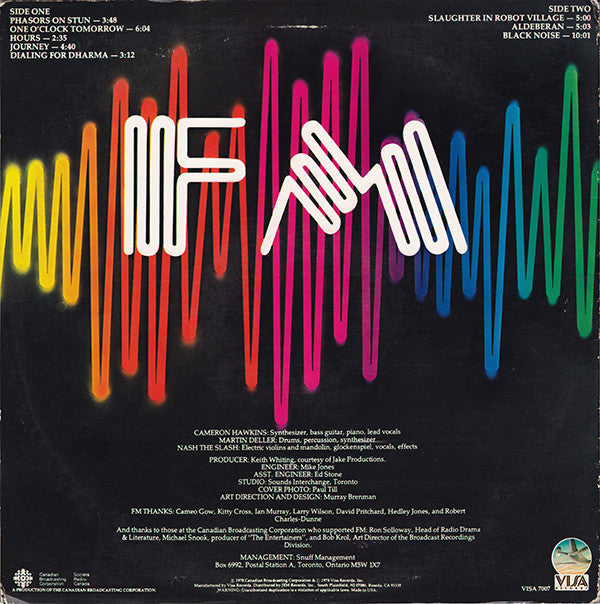 FM - Black Noise (VG+) (Vinyl LP)