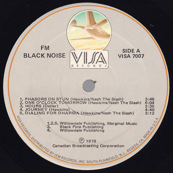 FM - Black Noise (VG+) (Vinyl LP)