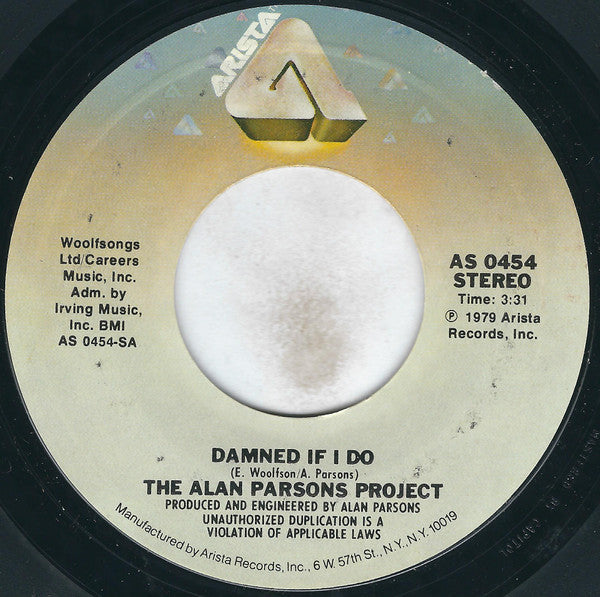 Parsons, Alan Project - Damned If I Do (VG+) (Vinyl LP)