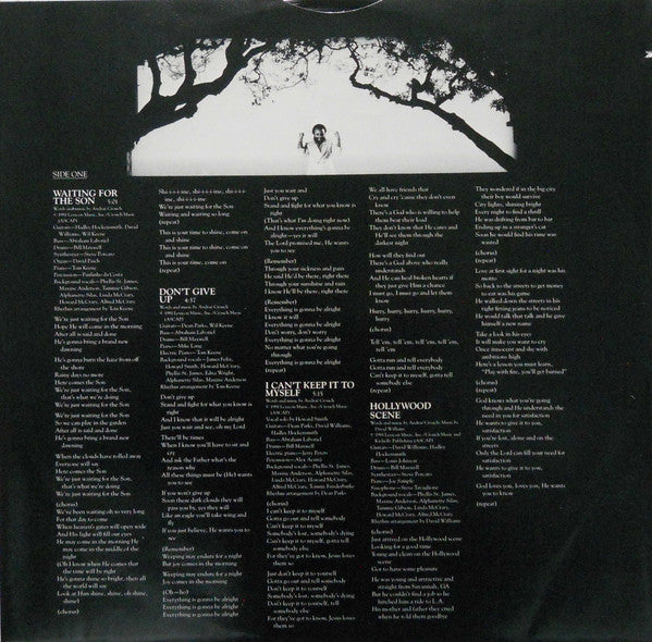 Crouch, Andrae - Don't Give Up (VG+) (Vinyl LP)