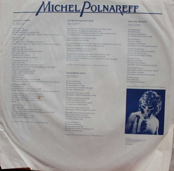 Polnareff, Michel - Michel Polnareff (VG) (Vinyl LP)