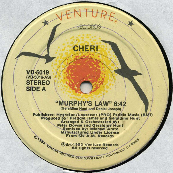 Cheri - Murphy's Law (VG+) (Vinyl LP)