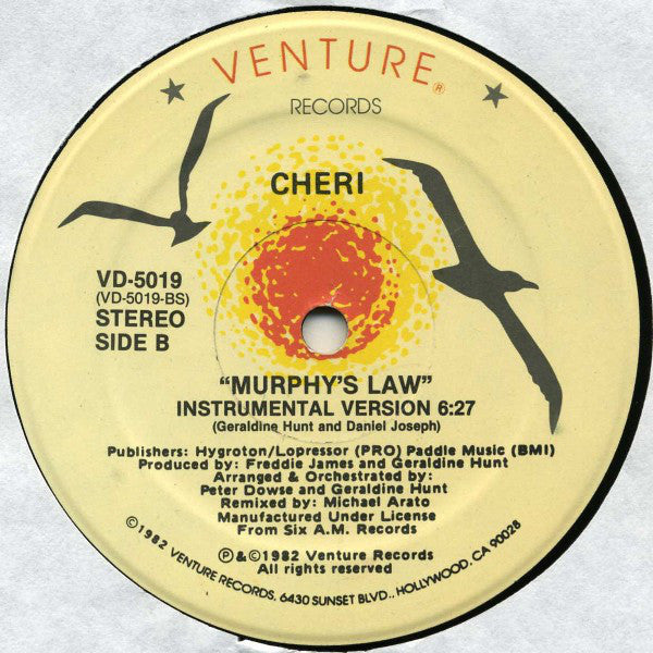 Cheri - Murphy's Law (VG+) (Vinyl LP)