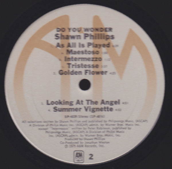 Phillips, Shawn - Do You Wonder (VG) (Vinyl LP)