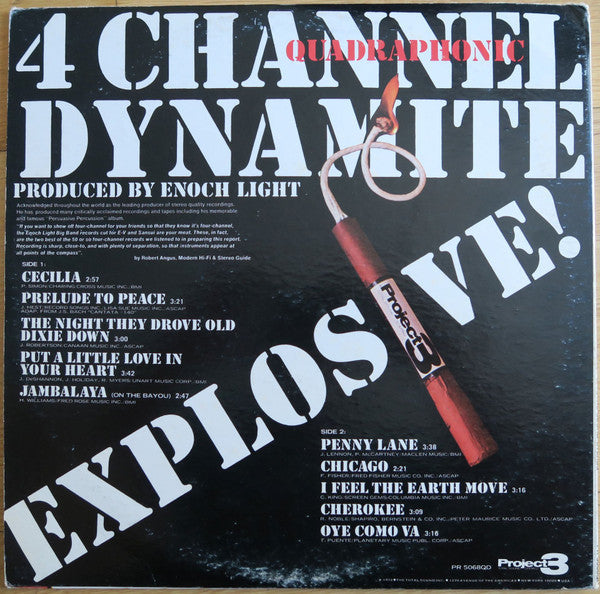 Enoch Light - 4 Channel (Quadraphonic) Dynamite (VG+) (Vinyl LP)