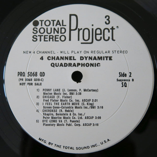 Enoch Light - 4 Channel (Quadraphonic) Dynamite (VG+) (Vinyl LP)