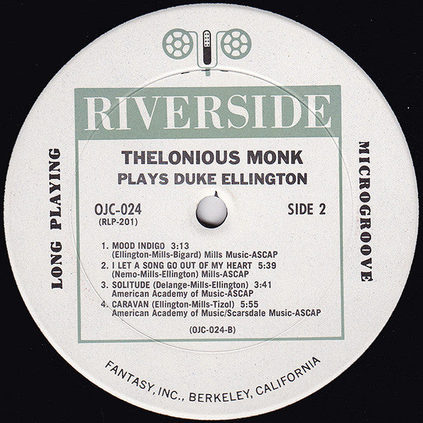 Monk, Thelonious - Thelonious Monk Plays Duke Ellington (Vinyl, NM or M-) (Vinyl LP)