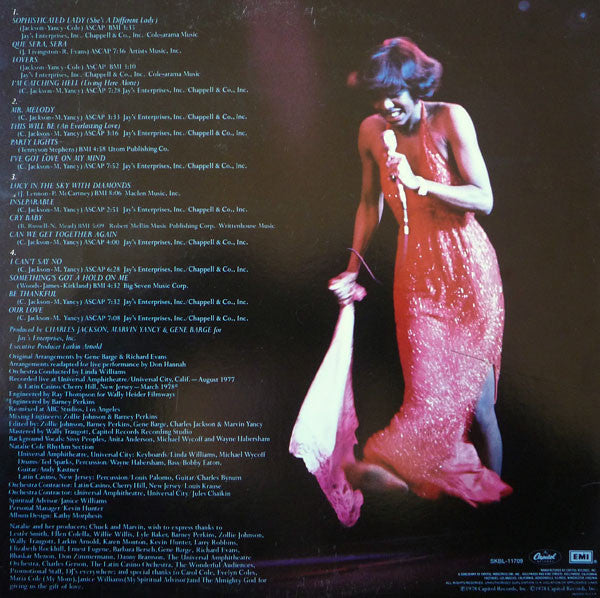 Cole, Natalie - Natalie ... Live! (VG+) (Vinyl LP)