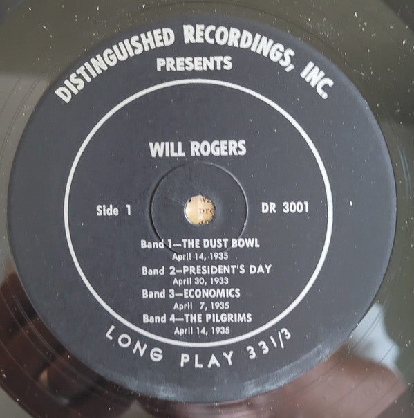 Rogers, Will - Will Rogers (Vinyl, VG) (Vinyl LP)
