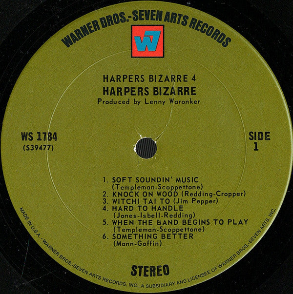Harpers Bizarre - Harpers Bizarre 4 (VG) (Vinyl LP)
