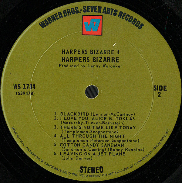 Harpers Bizarre - Harpers Bizarre 4 (VG) (Vinyl LP)