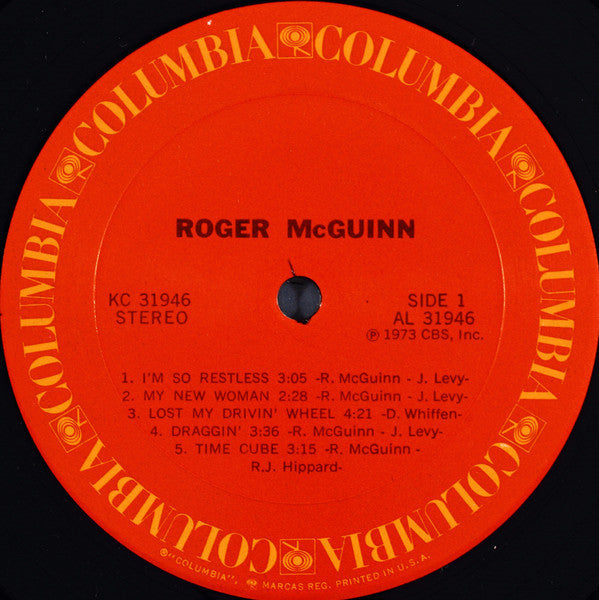 Roger McGuinn - Roger McGuinn (VG) (Vinyl LP)