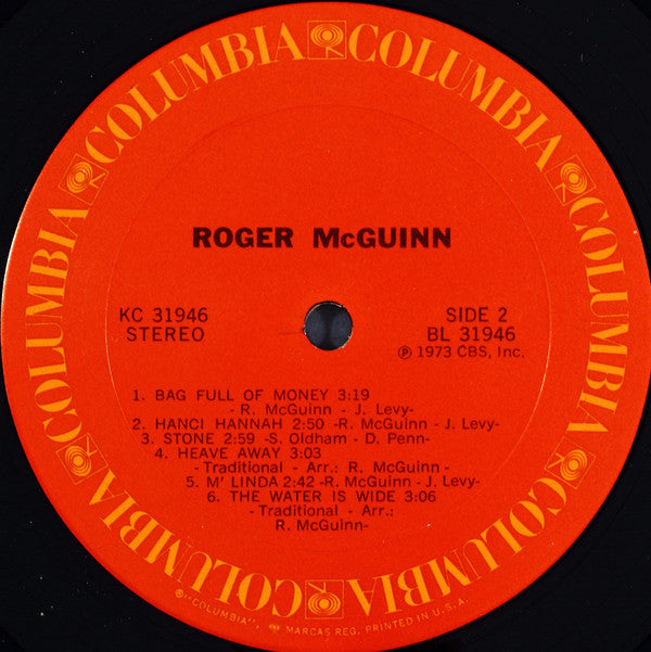 Roger McGuinn - Roger McGuinn (VG) (Vinyl LP)