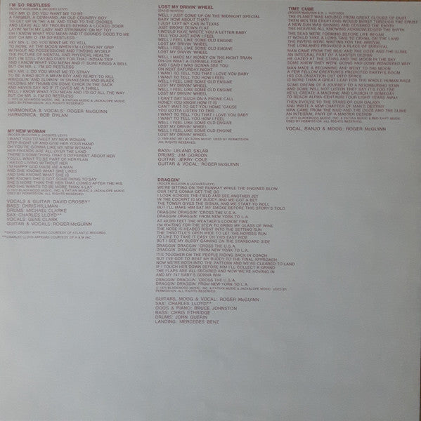 Roger McGuinn - Roger McGuinn (VG) (Vinyl LP)