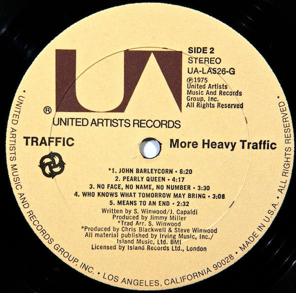 Traffic - More Heavy Traffic (Vinyl, VG) (Vinyl LP)