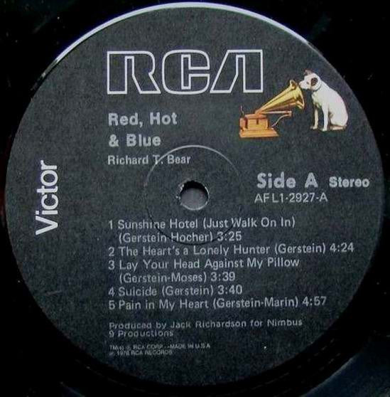 Bear, Richard T. - Red, Hot & Blue (VG+) (Vinyl LP)