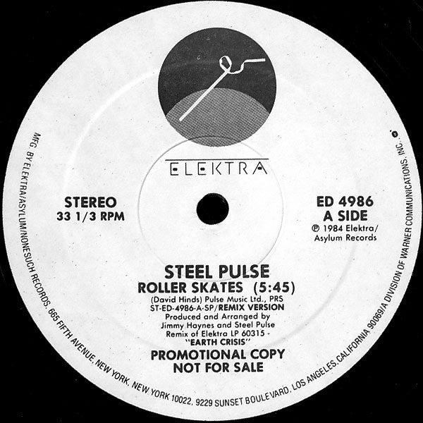 Steel Pulse - Roller Skates (Vinyl, VG+) (Vinyl LP)