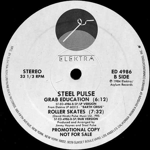 Steel Pulse - Roller Skates (Vinyl, VG+) (Vinyl LP)